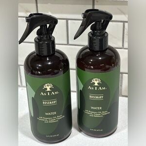 2 X As I Am Rosemary Water -16 oz- Scalp Treatment for Hair Density -with Biotin